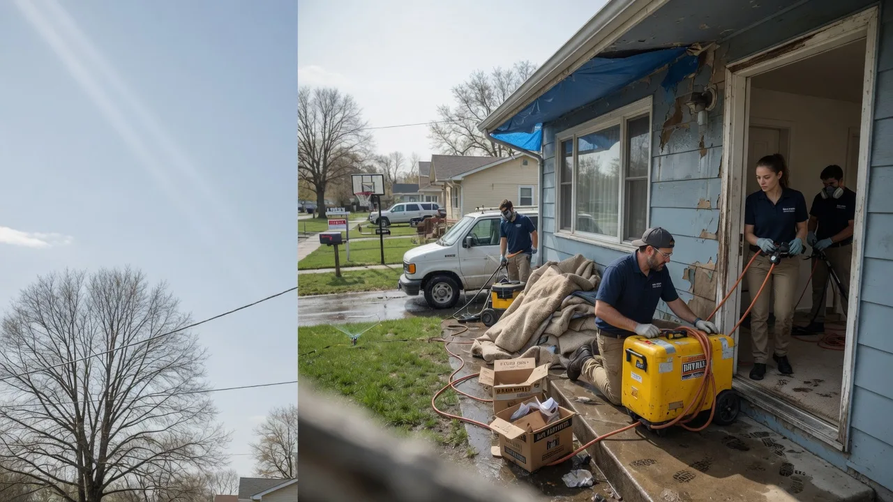 Basement Flood Cleanup in Brethren, MI near me